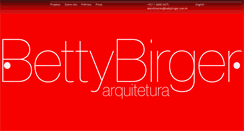 Desktop Screenshot of bettybirger.com.br